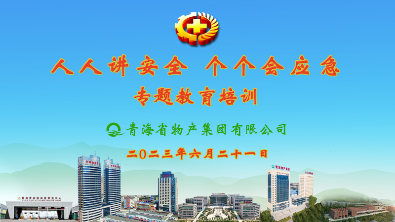 提高安全管理水平 落實全員安全責任&mdash;&mdash;集團安委會舉辦2023年&ldquo;人人講安全，個個會應急&rdquo;專題教育培訓