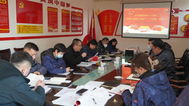 物產汽貿黨支部召開&ldquo;知學理、悟原理、踐真理&rdquo; &mdash;&mdash;黨章篇&rdquo;專題學習會